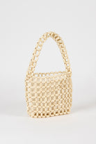White wooden beaded mini shoulder bag_2