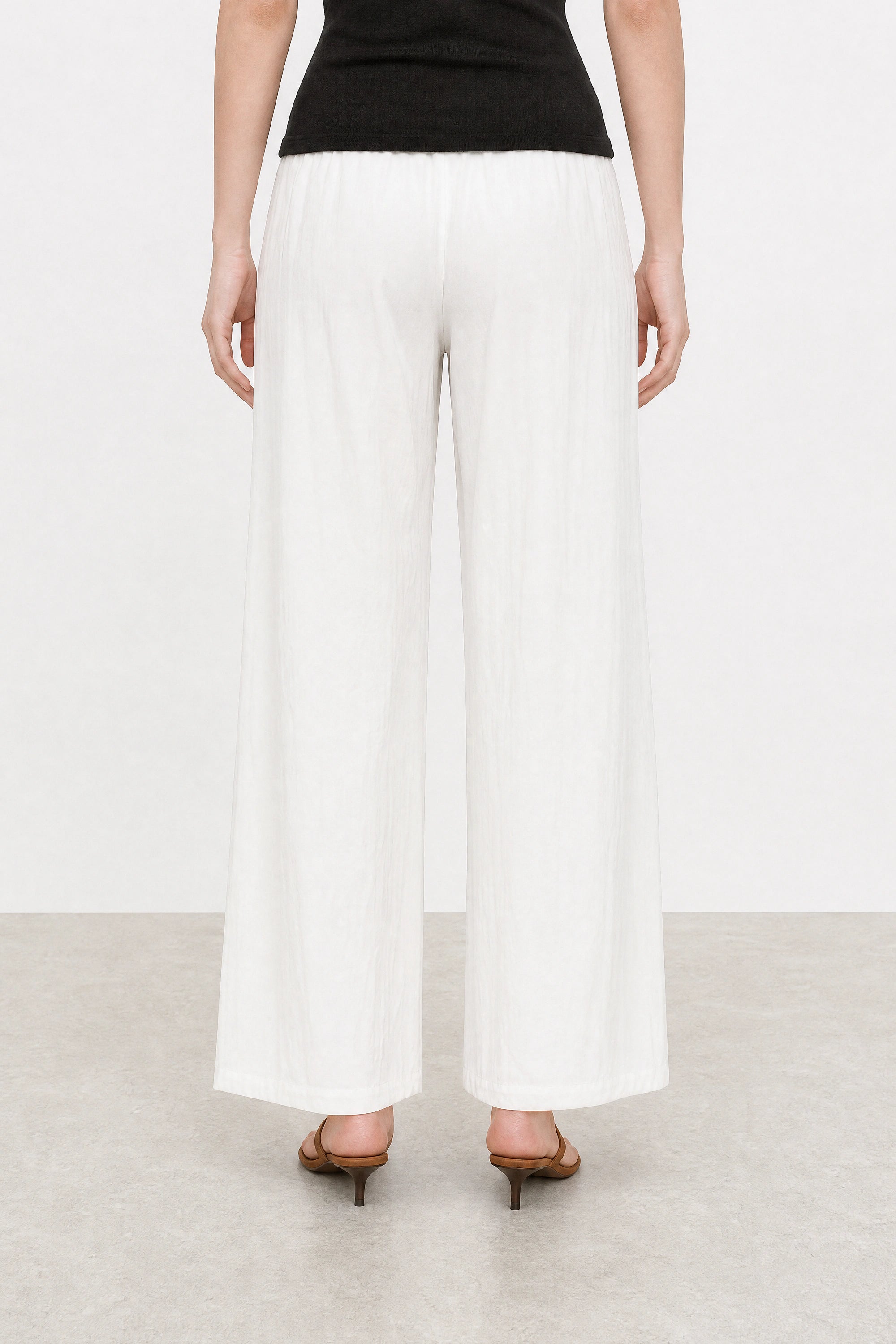 White wide leg floaty trousers_3