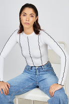 White and black trim top_5