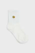 Ribbed ankle smiley face socks - Set of 3