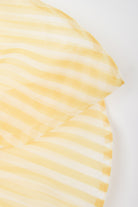 Yellow and white striped semi sheer scrunchie_2