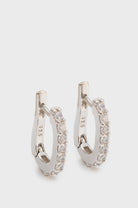 Silver diamante mini drop hoops_1