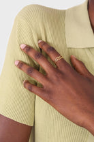 Gold interwoven strands ring_3