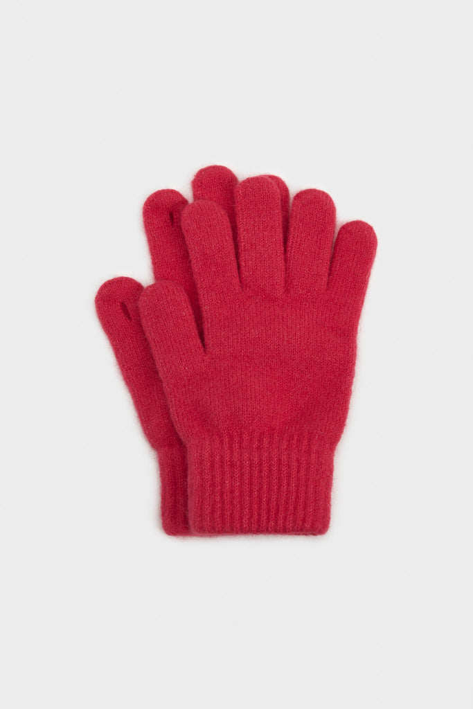 Hot pink mohair gloves_1