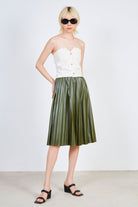 Ivory button front strapless top_3