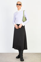 Lilac V back cross front knit top_4