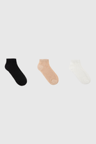 Mesh ankle socks - Set of 3