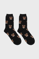 Black 'Zodiac Tiger' socks_5