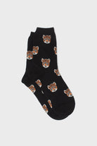 Black 'Zodiac Tiger' socks_3