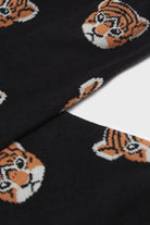 Black 'Zodiac Tiger' socks_4