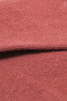 Warm brown smooth cashmere wool blend socks_3