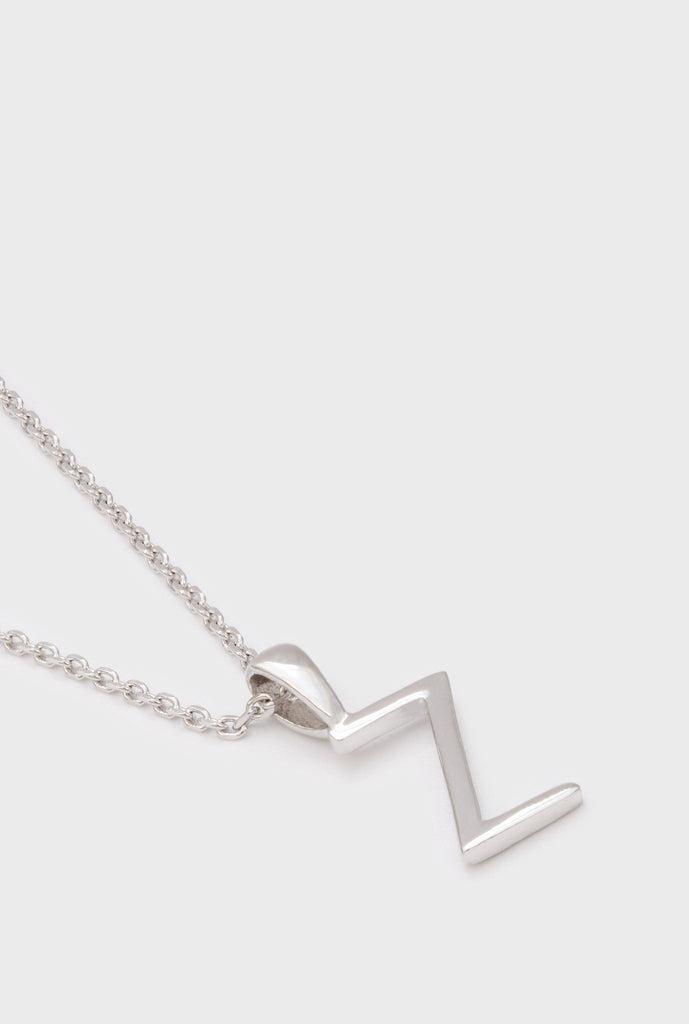 Charm necklace - Silver name initial letter 'Z'_2