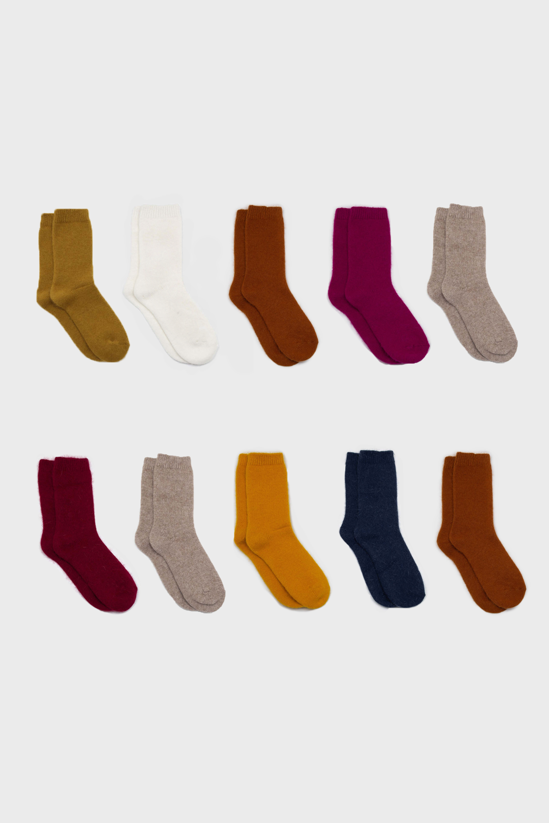 Socks set - smooth angora socks x10_1